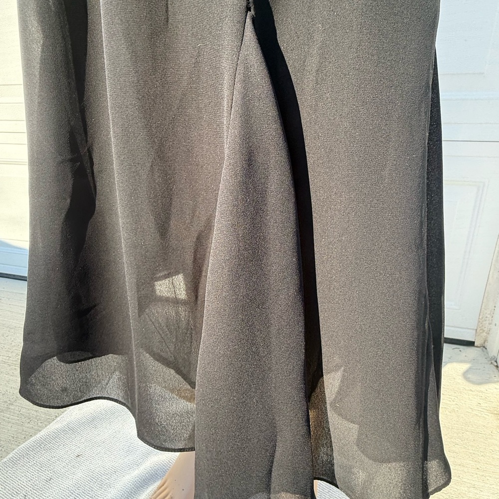 Vintage 80’s Lizzy & Johnny Rainbow Sheer Metallic Dress - Picture 7 of 14